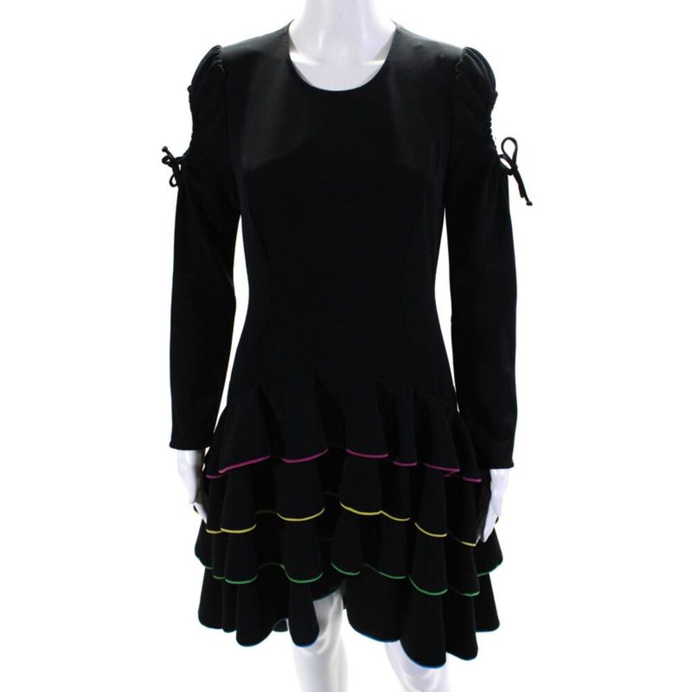 Viva Aviva Womens Adora Dress Black Size 4 11115695